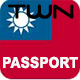 Fully editable Taiwan Passport Template Psd 100% - Taiwan Passport Template Psd